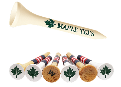 Custom decorated golf tees