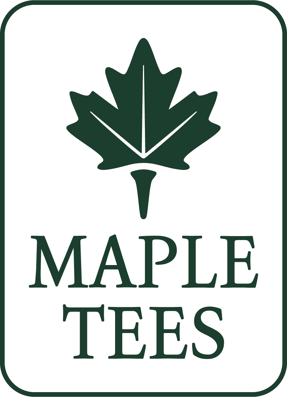 Maple Tees boxed mobile logo