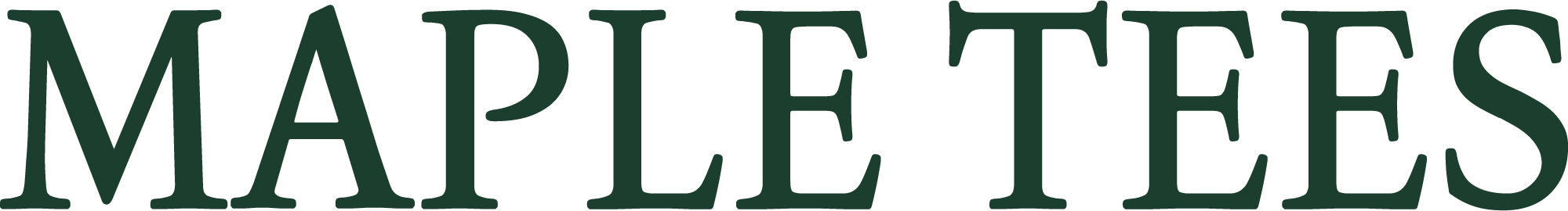 Maple Tees wordmark